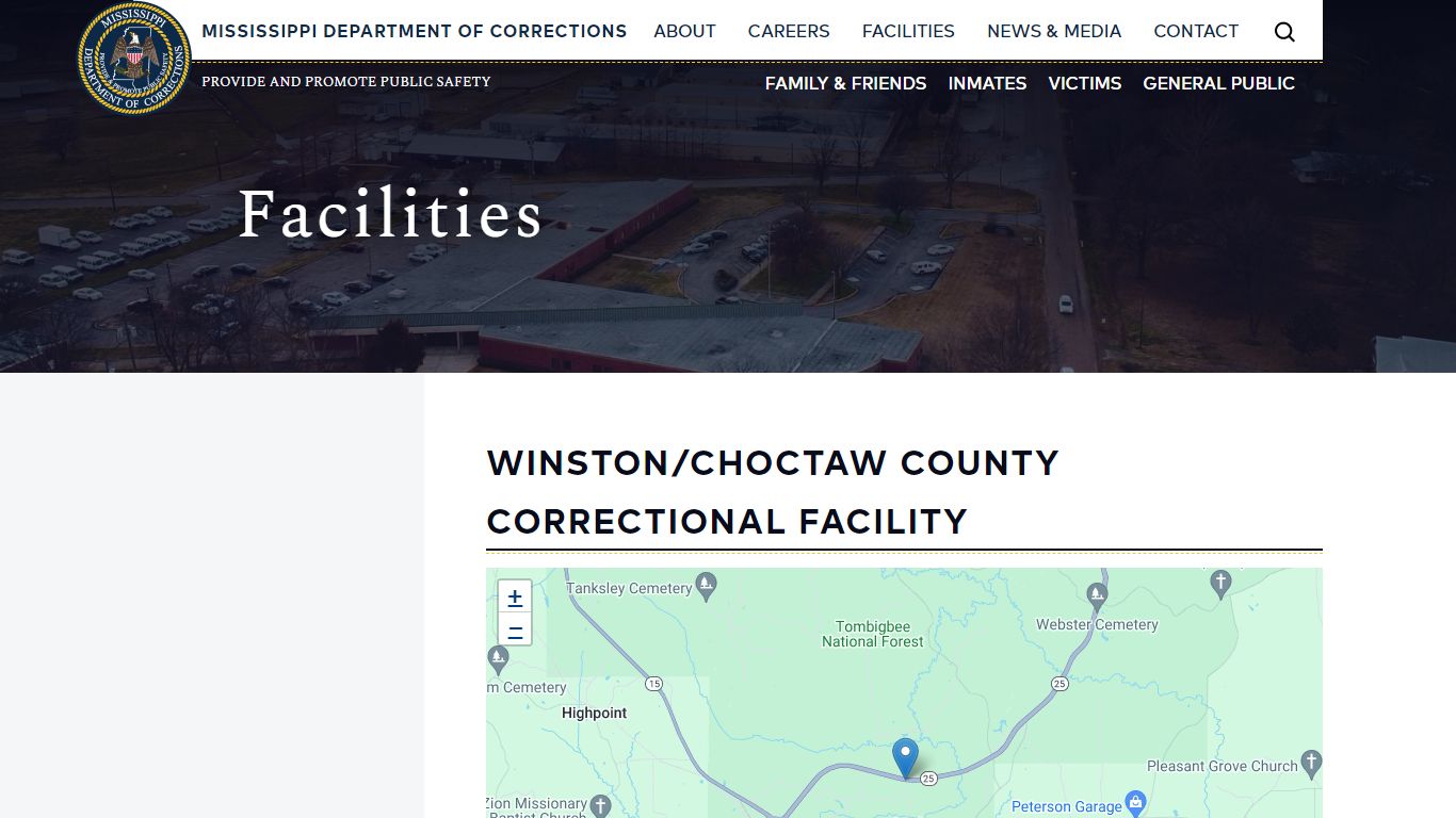 Winston/Choctaw County Correctional Facility | Mississippi Department ...